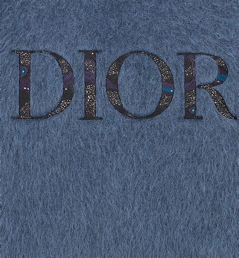 DIOR AND PETER DOIG Turtleneck Multicolor Technical Mohair 